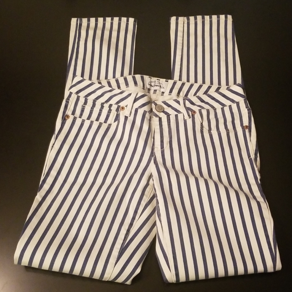⚓Aeropostale "Ashley Ultra Skinny" Striped Jean